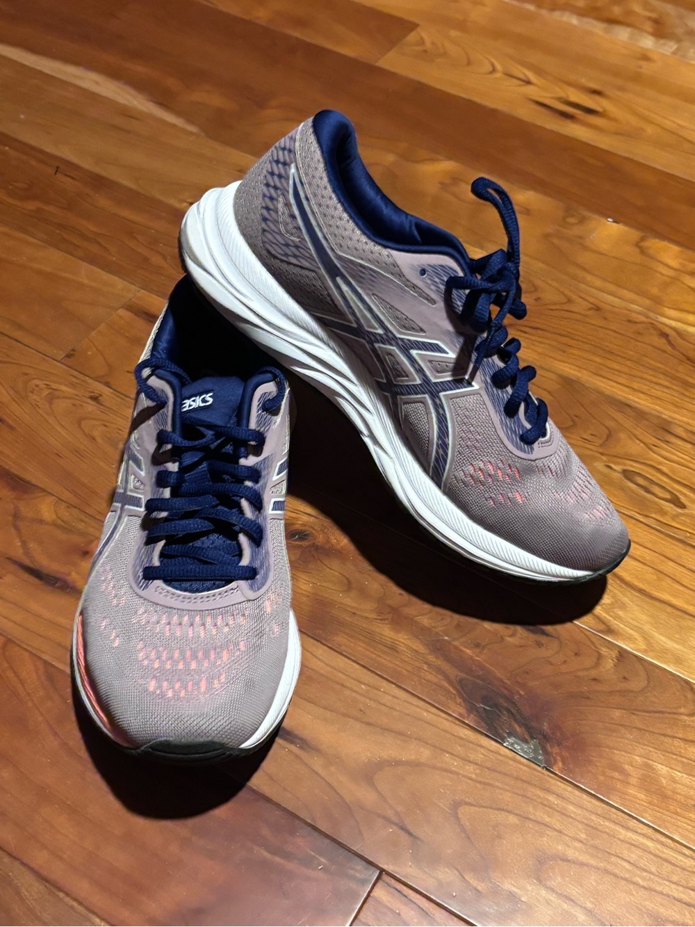 ASICS Lightweight Running Shoes -  Lilac with Navy